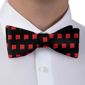 New Mexico State Outline Bow Tie - Bow Tie with Dress Shirt - Knotty Tie Co.