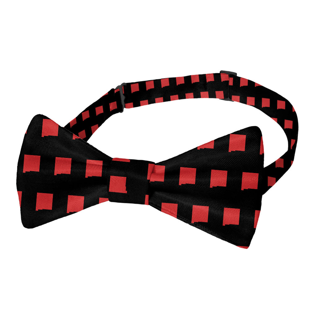 New Mexico State Outline Bow Tie - Pre-Tied Bow Tie - Knotty Tie Co.