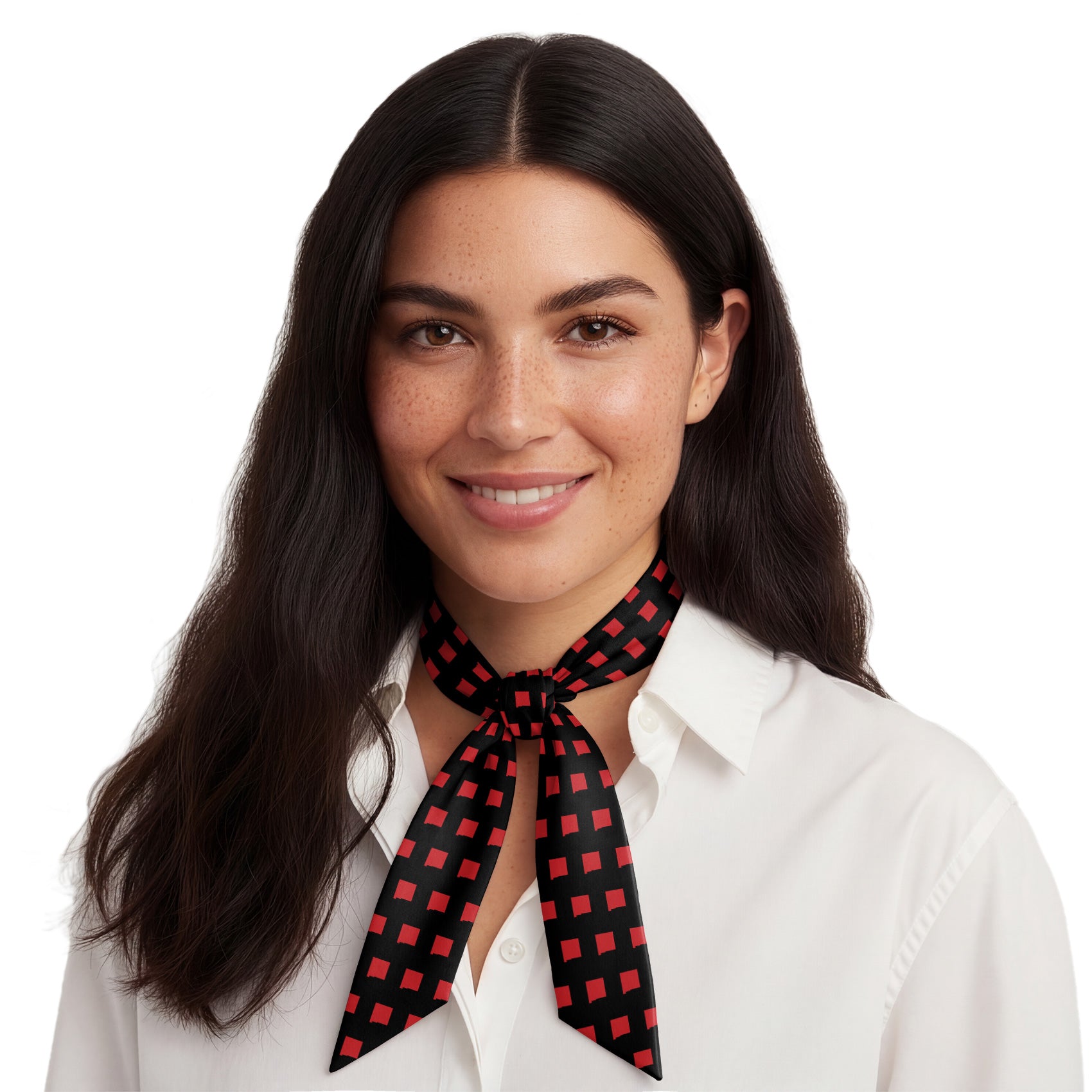 New Mexico State Outline Hair Scarf - Neck Scarves - Knotty Tie Co.