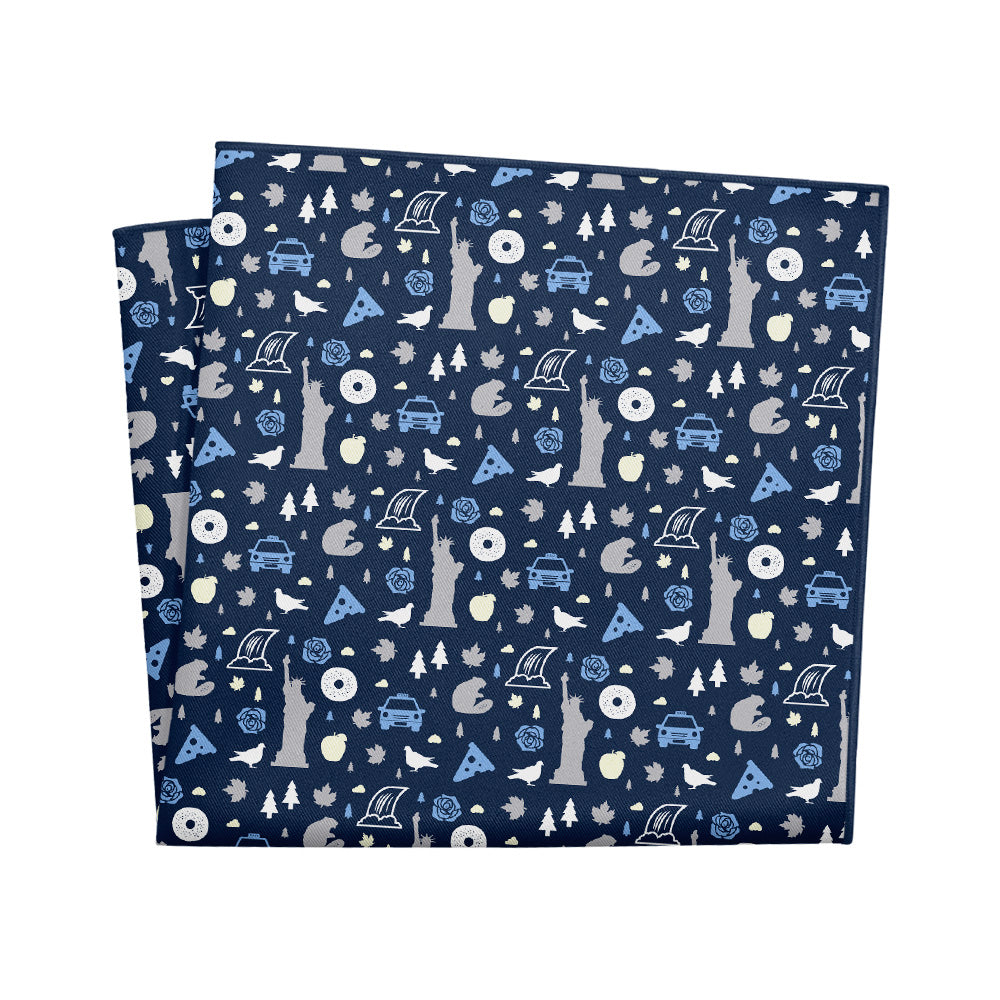 New York State Heritage Pocket Square - 12" Square - Knotty Tie Co.