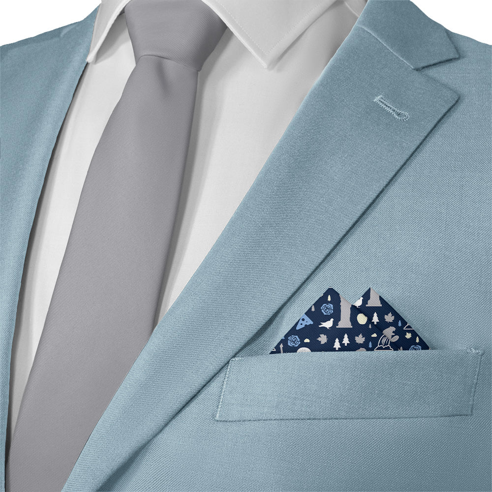 New York State Heritage Pocket Square - Matching Necktie- Knotty Tie Co.