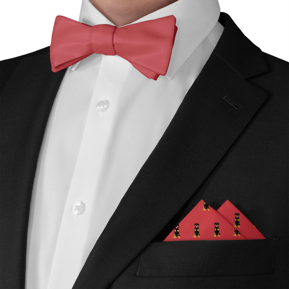 New Zealand Huntaway Pocket Square - Matching Bow Tie - Knotty Tie Co.