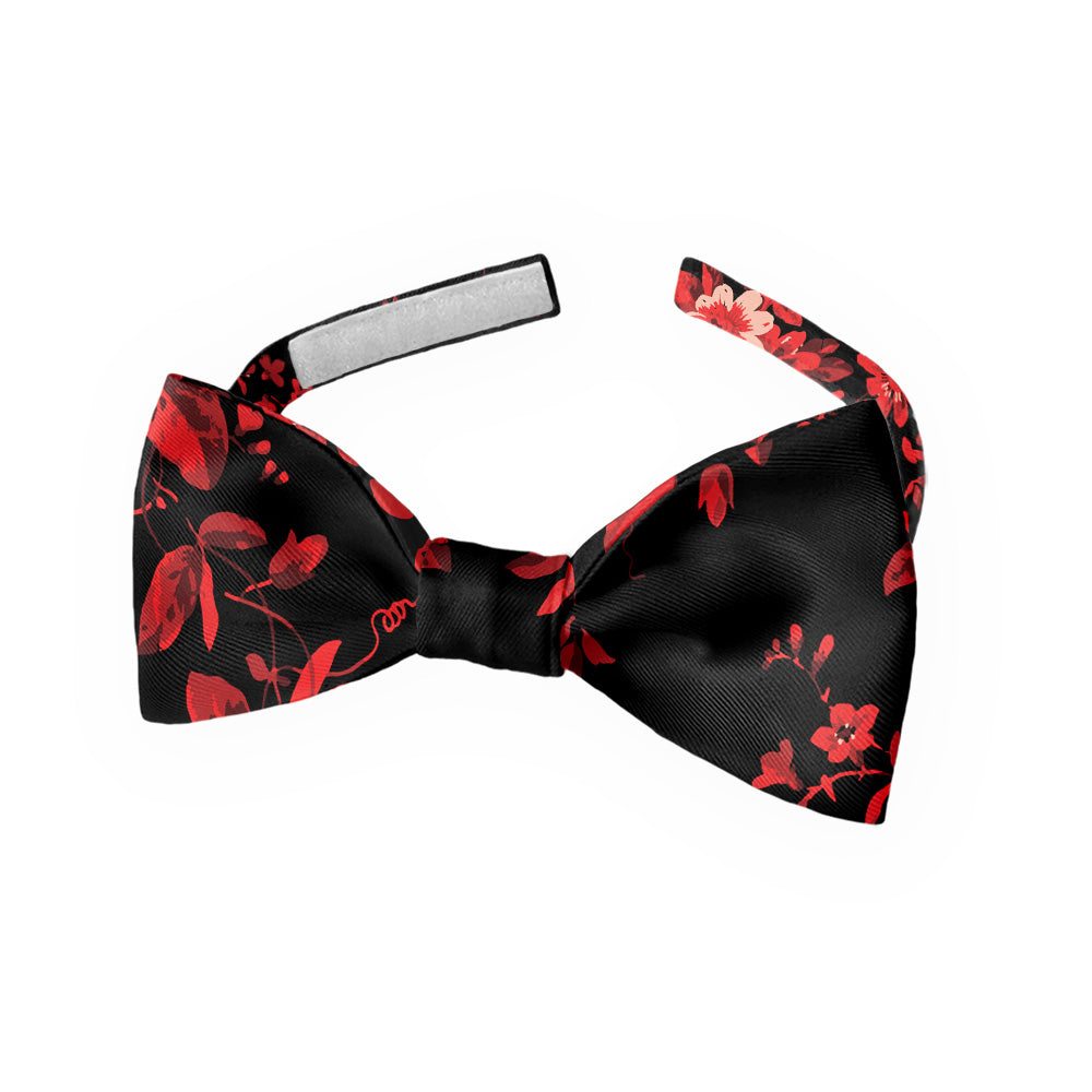 Noir Floral Bow Tie - Kids Bow TIe - Knotty Tie Co.