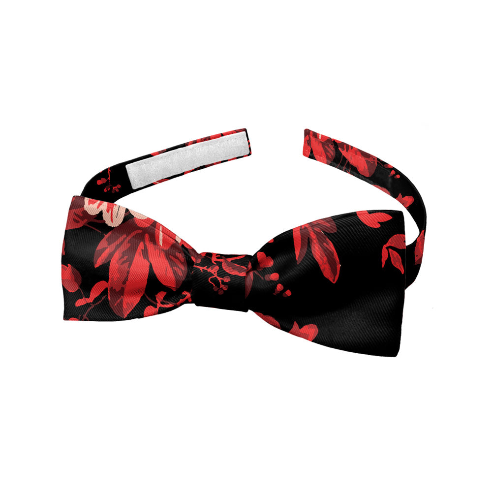 Noir Floral Bow Tie - Baby Bow Tie - Knotty Tie Co.