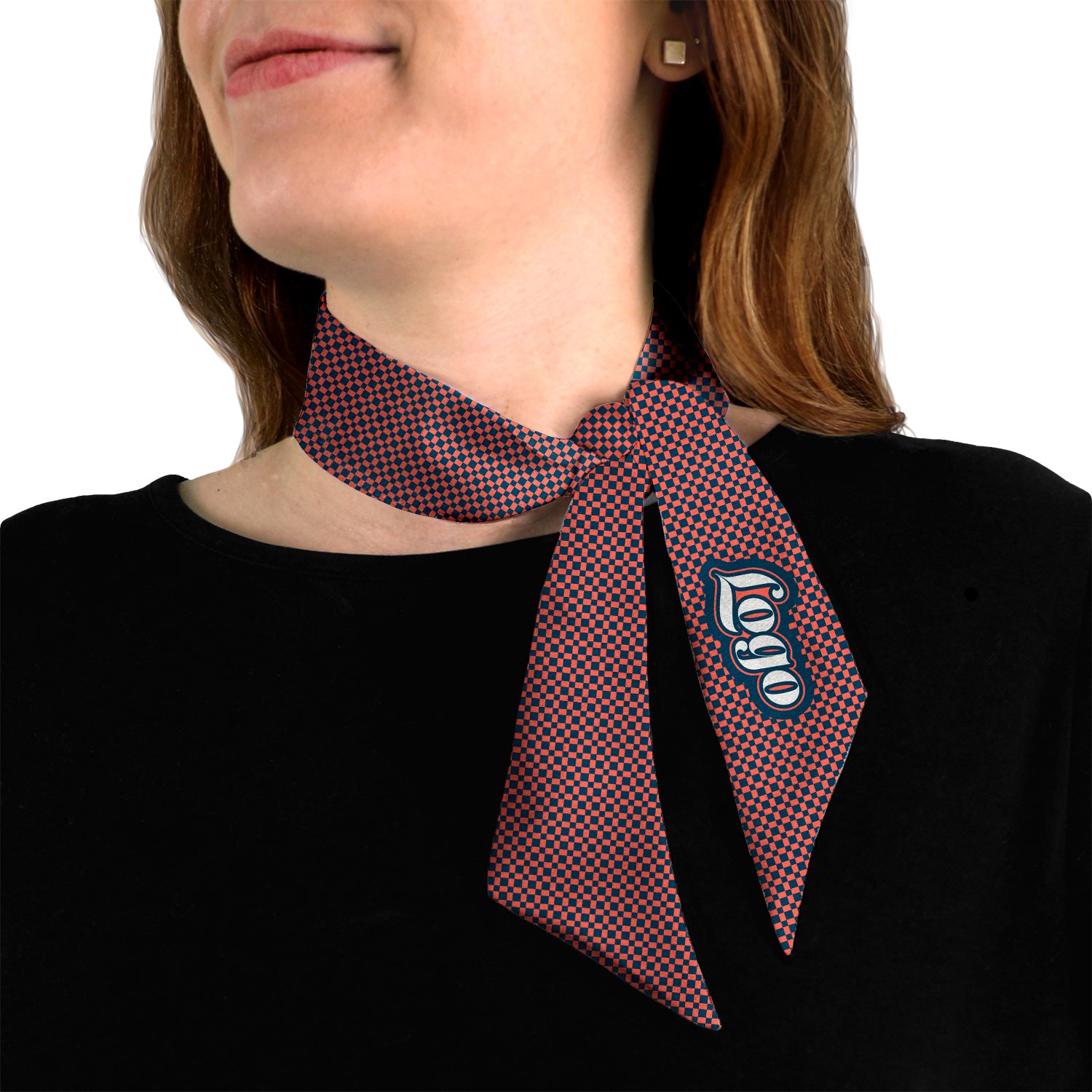 Norman 4 Hair Neck Logo Scarf - Knotty Tie Co.