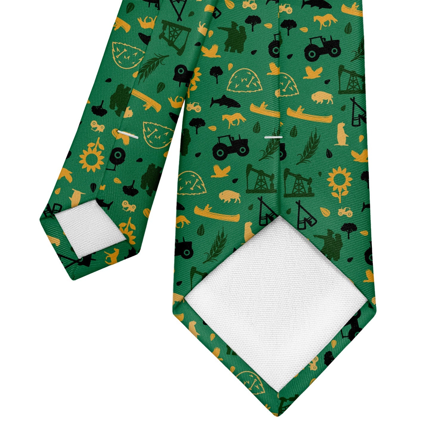 North Dakota State Heritage Necktie - Tipping - Knotty Tie Co.