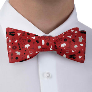 North Carolina State Heritage Bow Tie - Bow Tie with Dress Shirt - Knotty Tie Co.