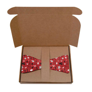 North Carolina State Heritage Bow Tie- Kraft Gift Box Packaging - Knotty Tie Co.
