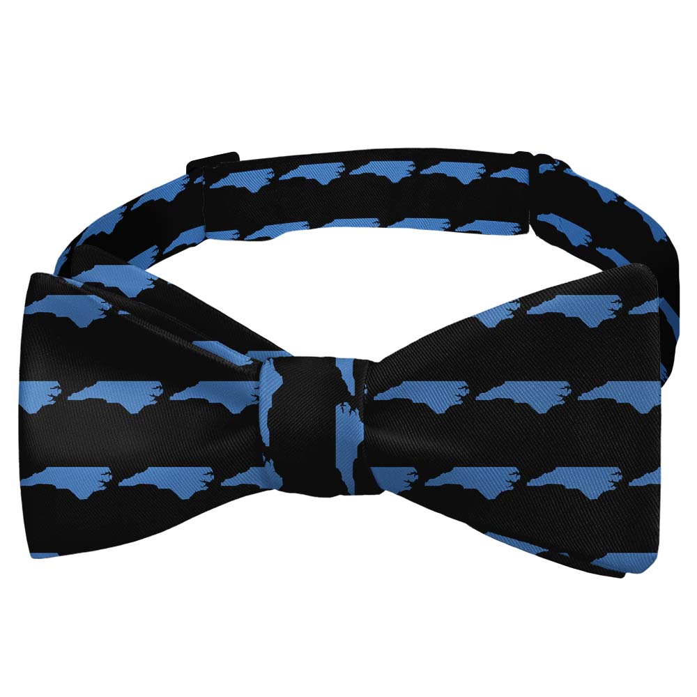 North Carolina State Outline Bow Tie - Self Tie Bow Tie - Knotty Tie Co.