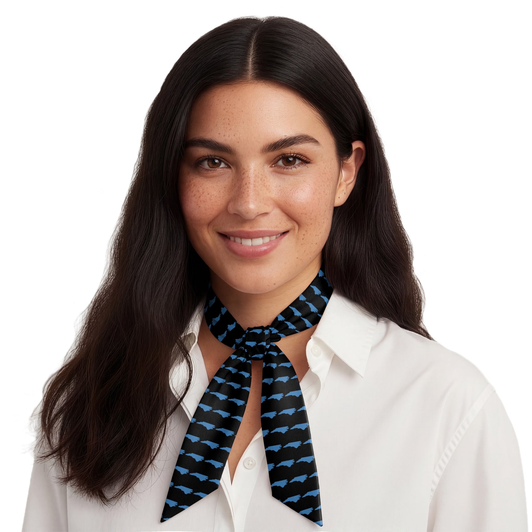 North Carolina State Outline Hair Scarf - Neck Scarves - Knotty Tie Co.