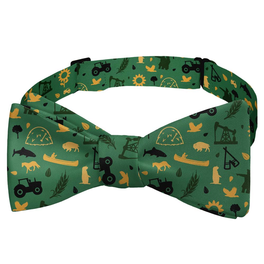 North Dakota State Heritage Bow Tie - Self Tie Bow Tie - Knotty Tie Co.