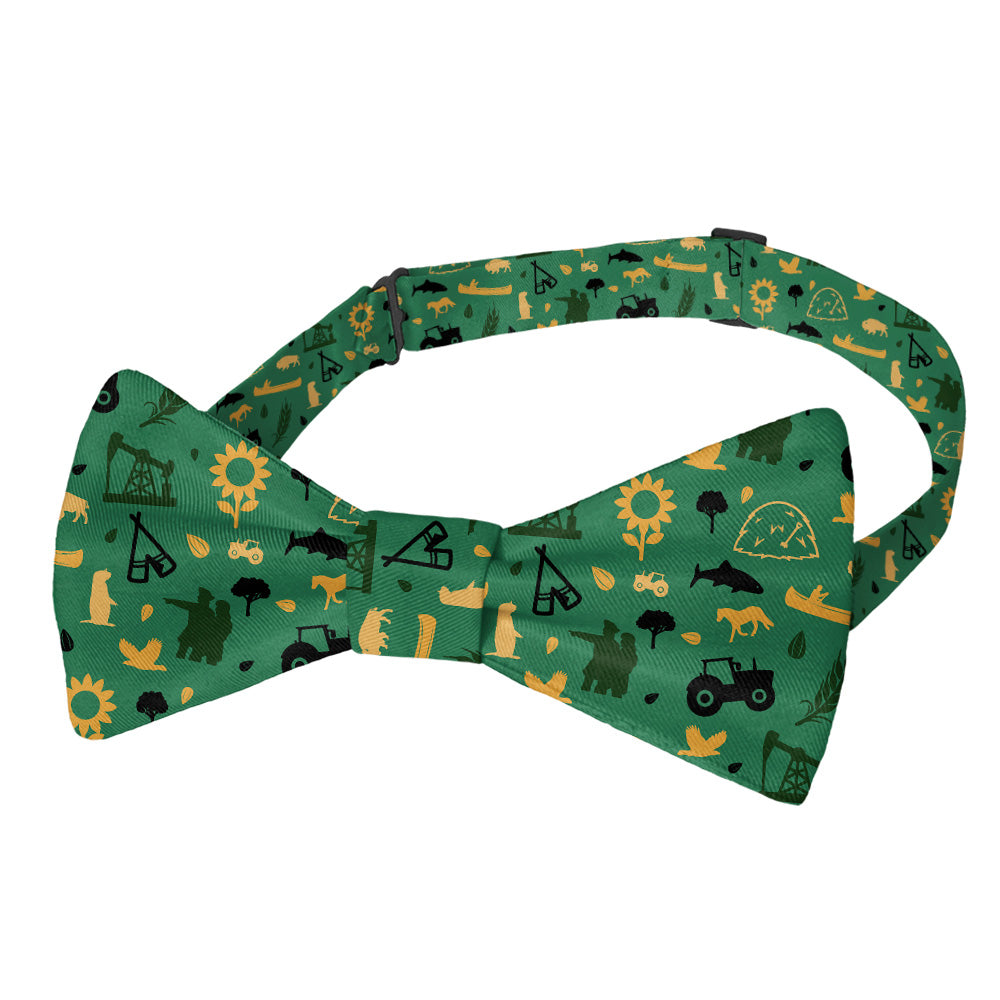 North Dakota State Heritage Bow Tie - Pre-Tied Bow Tie - Knotty Tie Co.