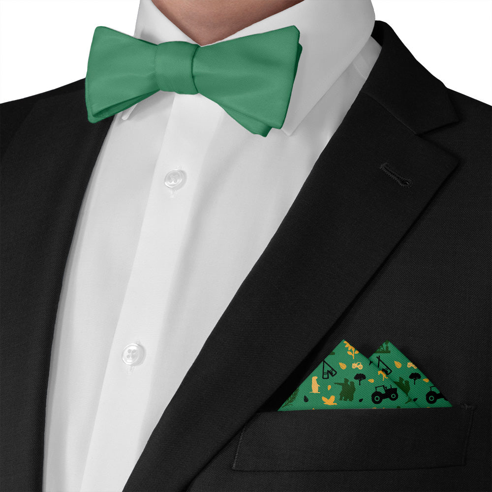 North Dakota State Heritage Pocket Square - Matching Bow Tie - Knotty Tie Co.