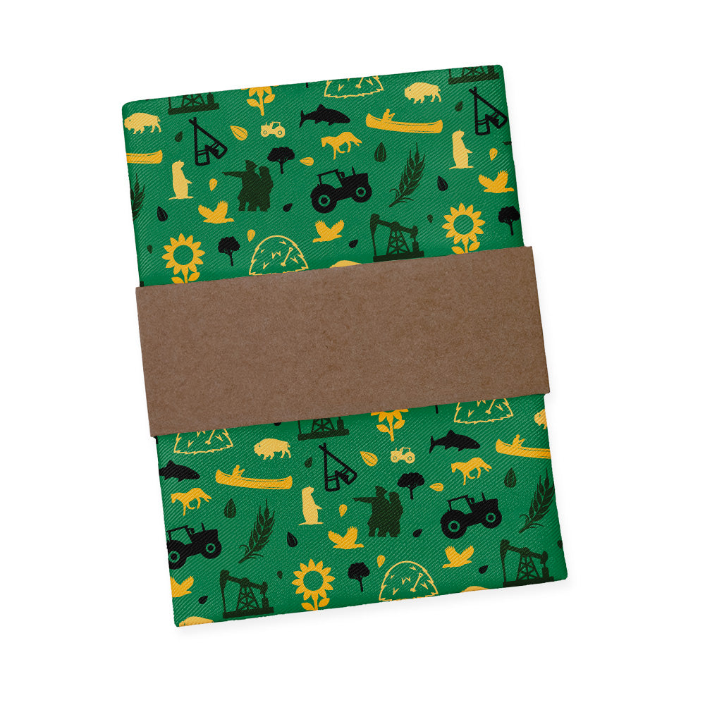 North Dakota State Heritage Pocket Square - Packaging - Knotty Tie Co.