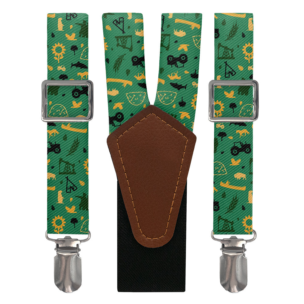 North Dakota State Heritage Suspenders - Main View - Knotty Tie Co.
