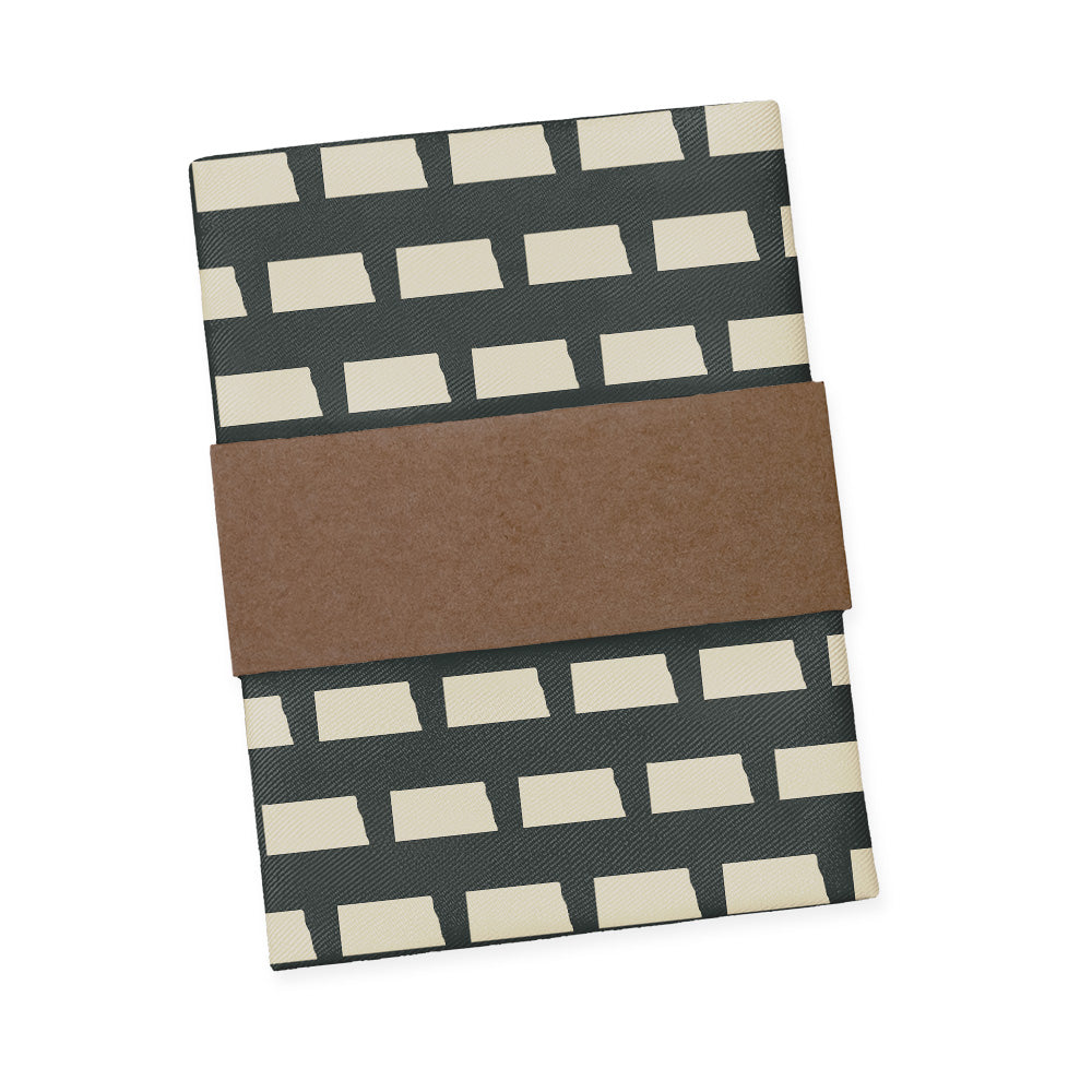 North Dakota State Outline Pocket Square - Packaging - Knotty Tie Co.