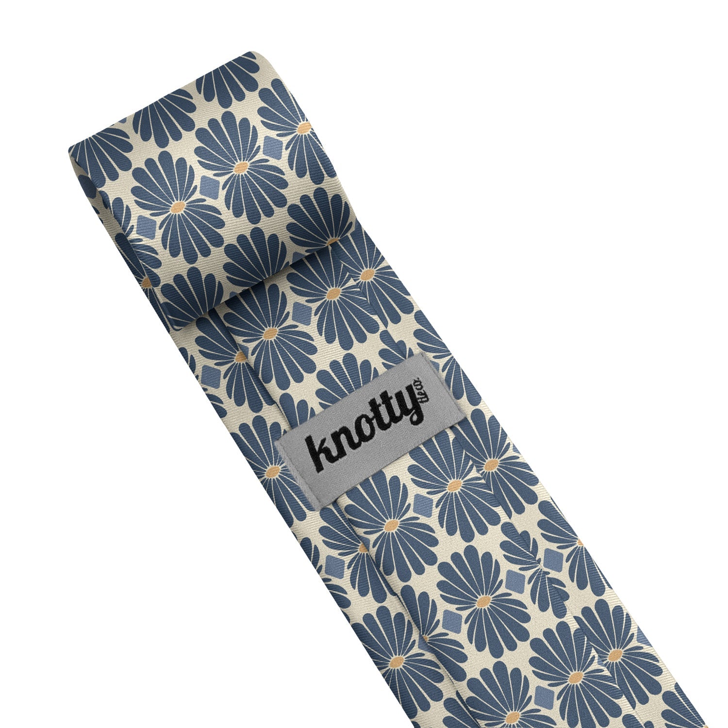 Nouveau Floral Necktie - Tag - Knotty Tie Co.
