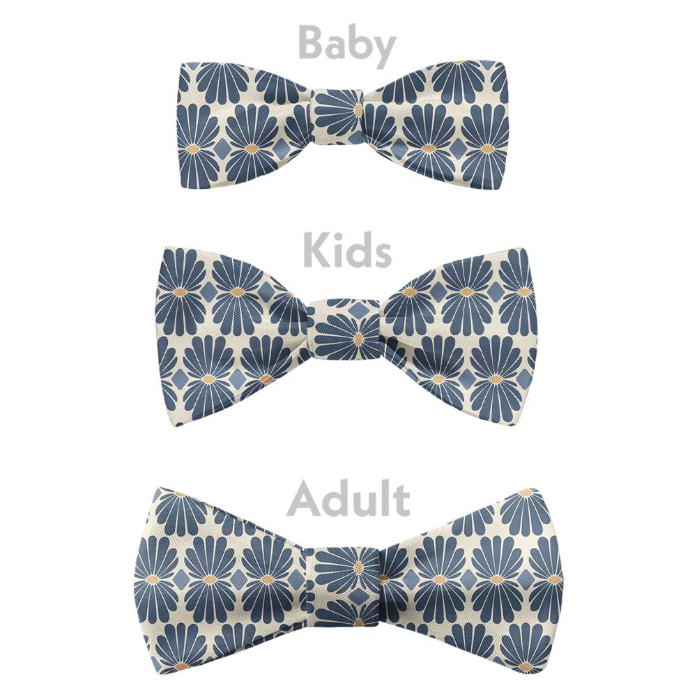 Nouveau Floral Bow Tie - Bow Sizes - Knotty Tie Co.