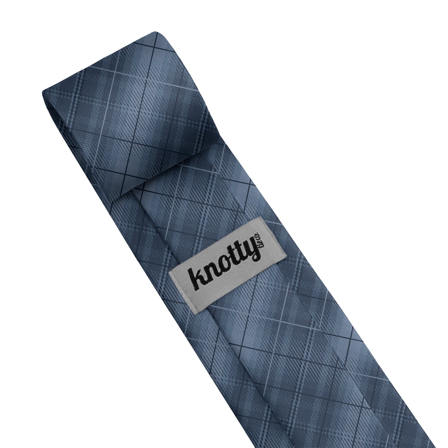 O'Malley Plaid Necktie - Tag - Knotty Tie Co.