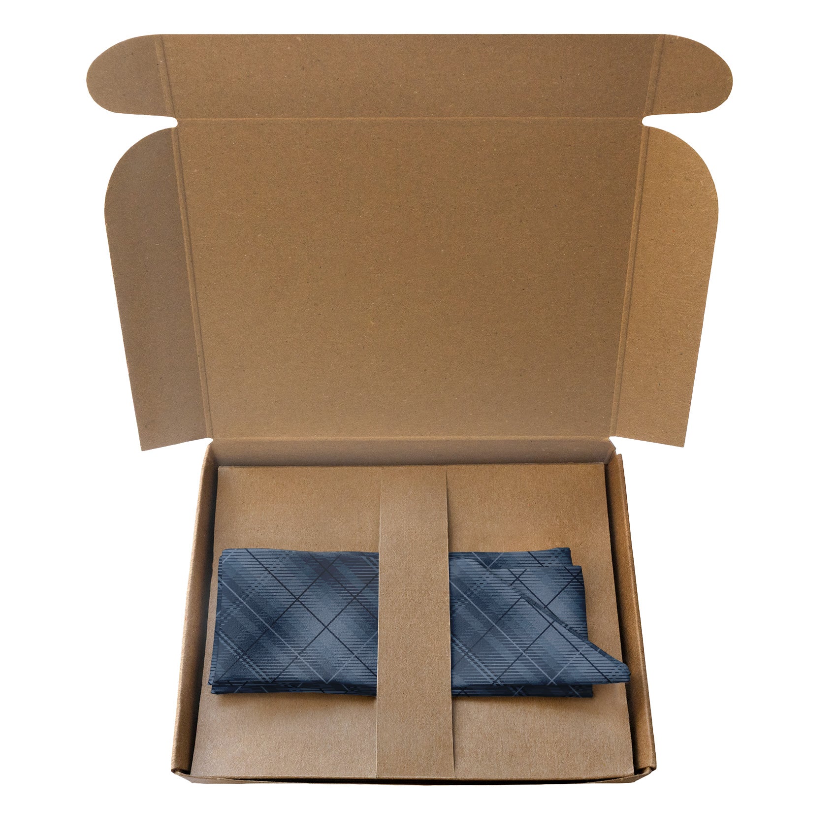 O'Malley Plaid Hair Scarf - Packaging - Knotty Tie Co.