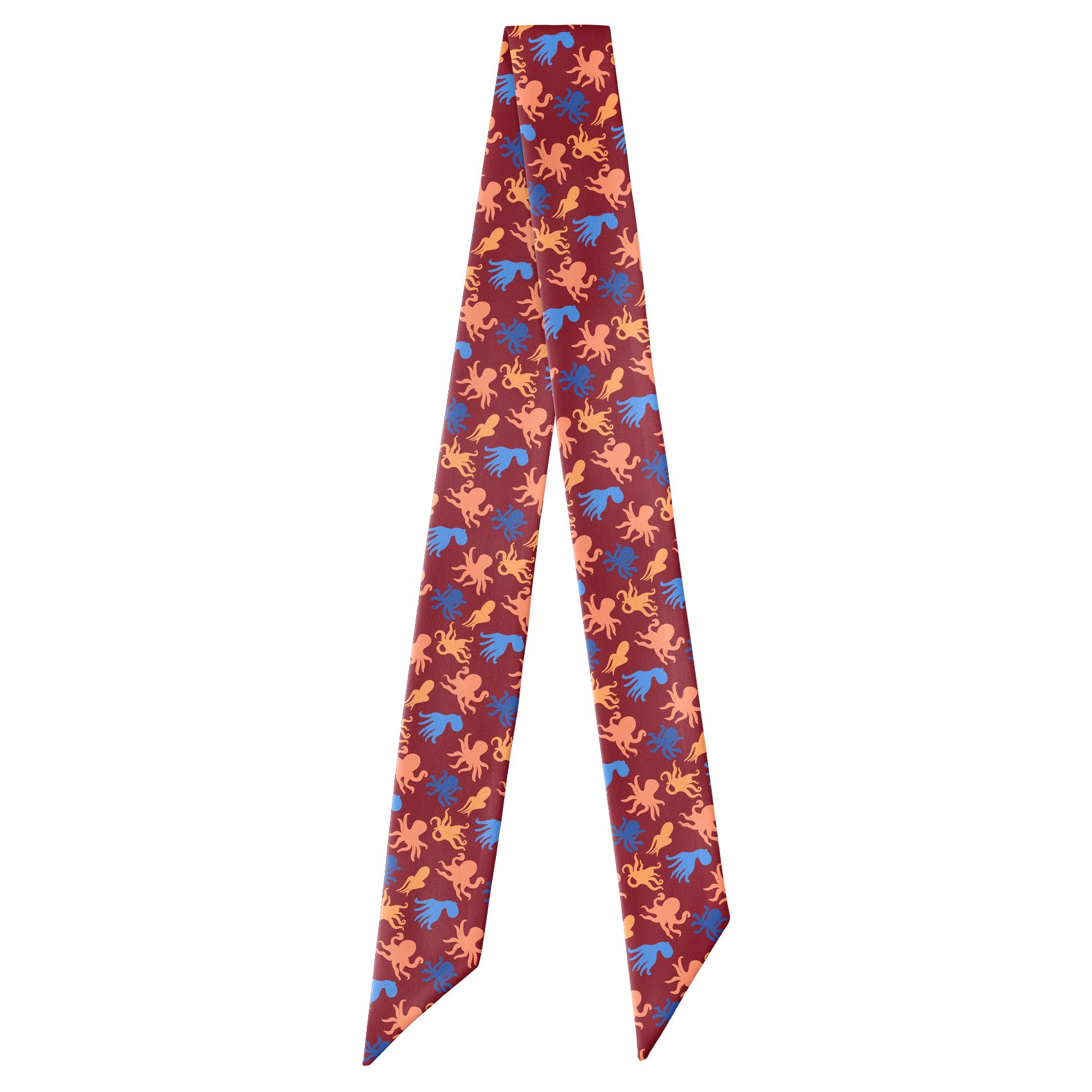 Octopus Hair Scarf - Full View of Hair Scarf - Knotty Tie Co.