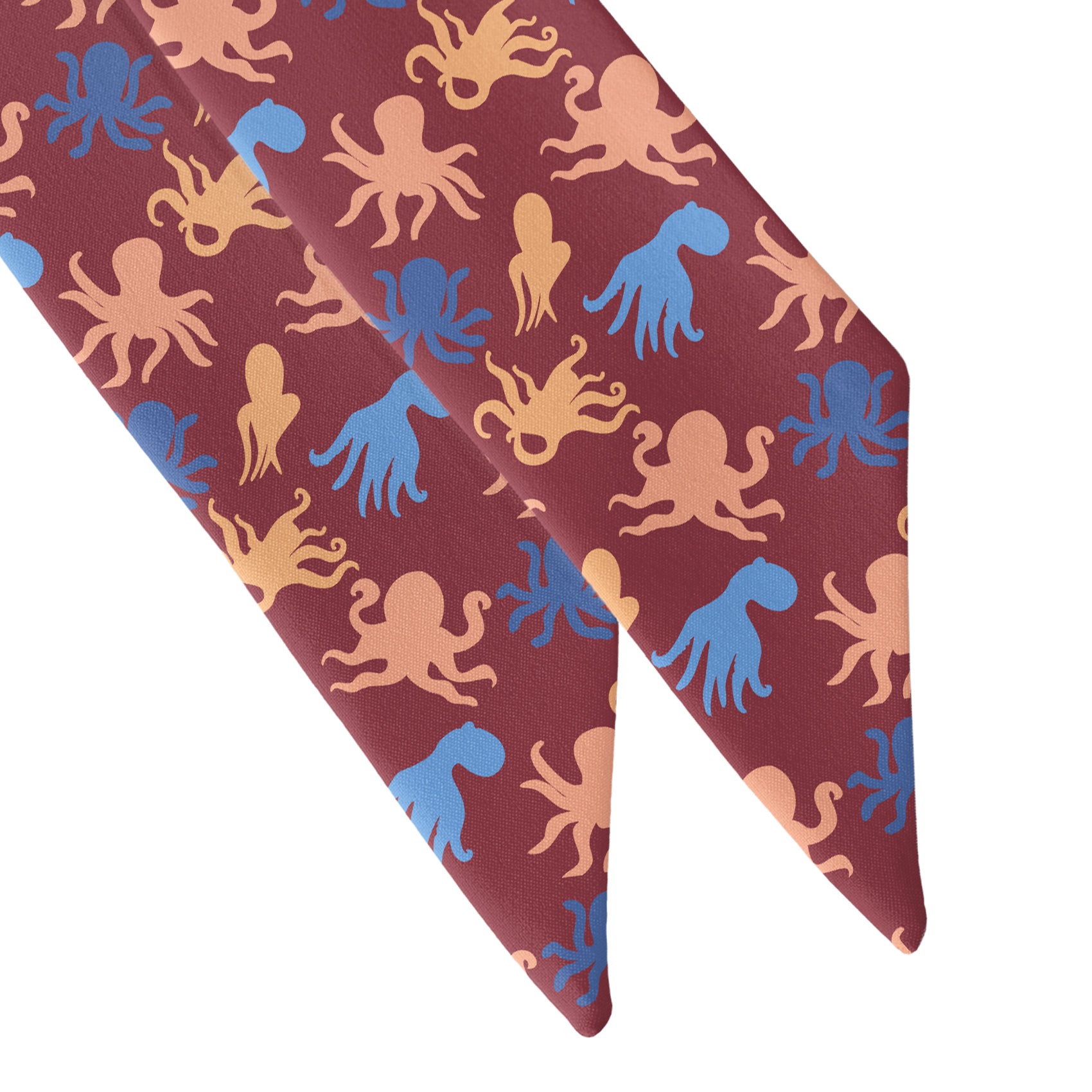 Octopus Hair Scarf - Scarf Tapered Ends - Knotty Tie Co.