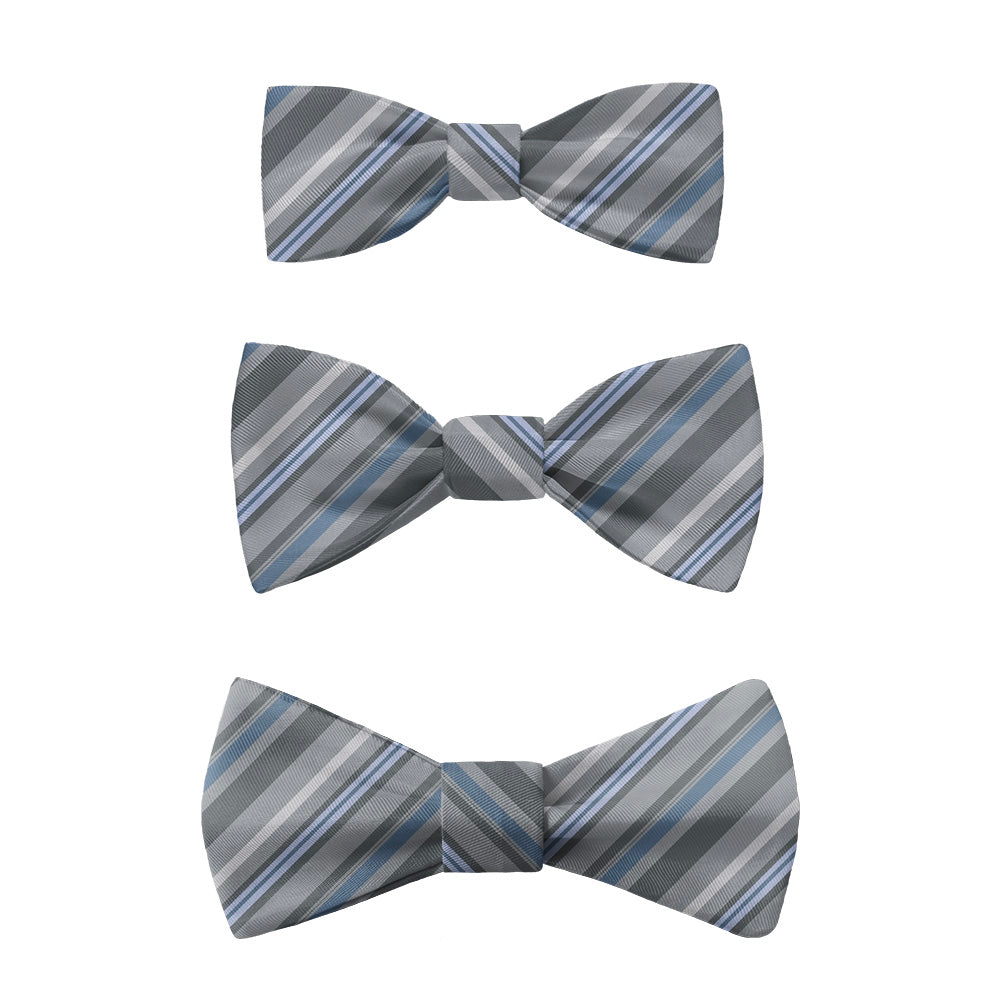 Ogden Stripe Bow Tie -  -  - Knotty Tie Co.