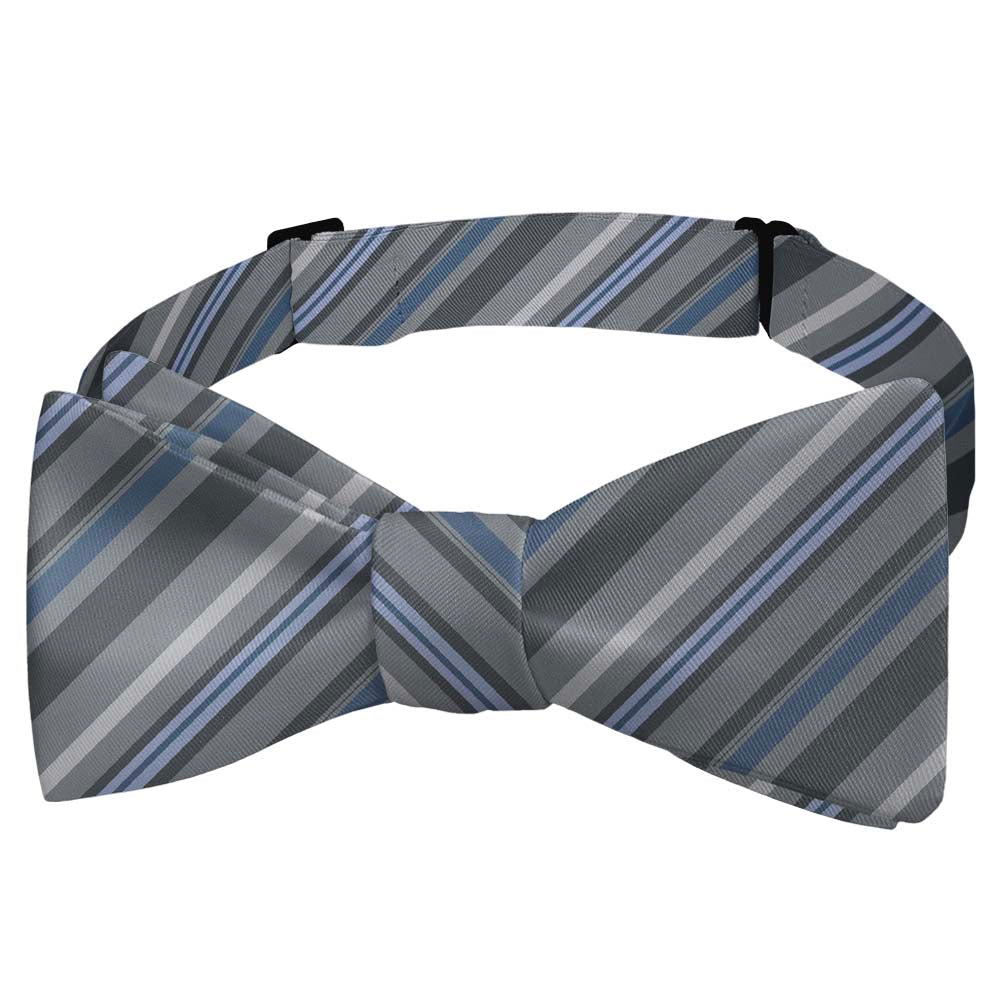 Ogden Stripe Bow Tie - Self Tie Bow Tie - Knotty Tie Co.