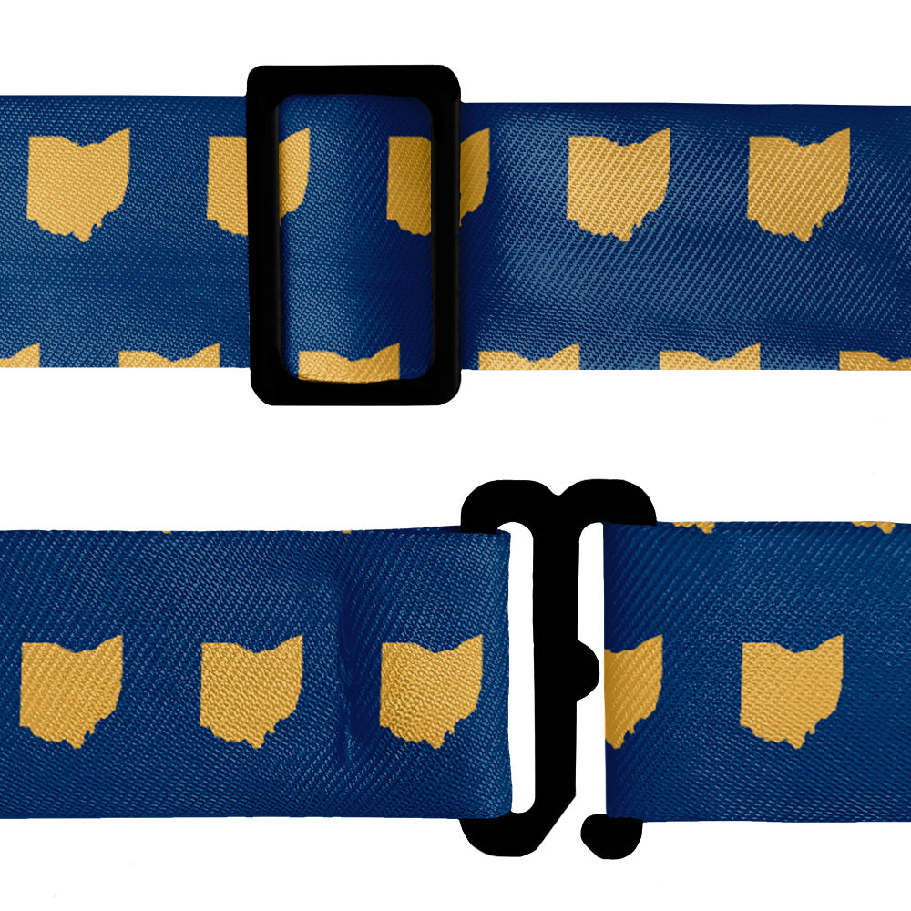 Ohio State Outline Bow Tie - Bow Tie Hardware - Knotty Tie Co.