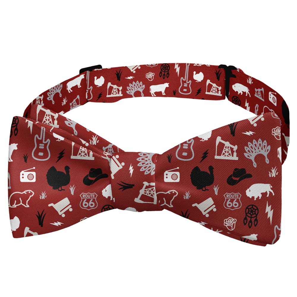 Oklahoma State Heritage Bow Tie - Self Tie Bow Tie - Knotty Tie Co.