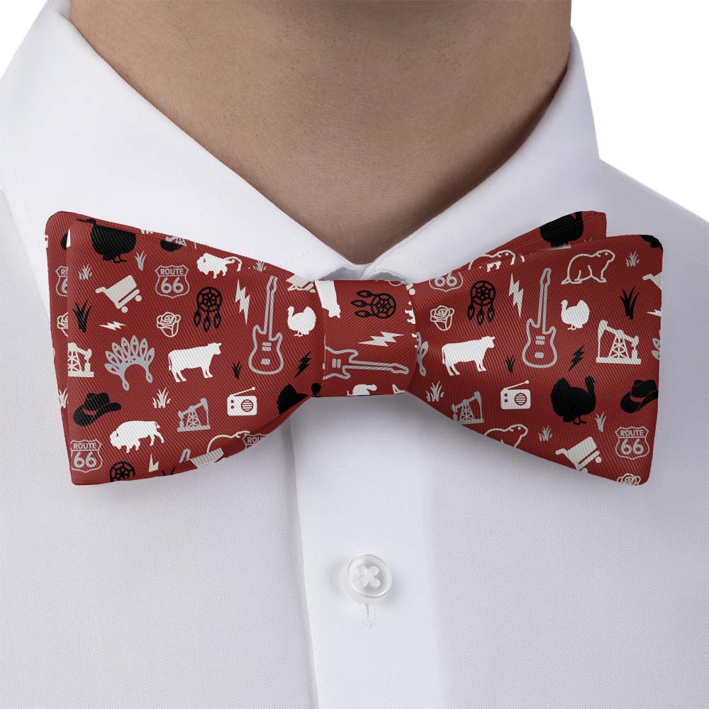 Oklahoma State Heritage Bow Tie - Bow Tie with Dress Shirt - Knotty Tie Co.