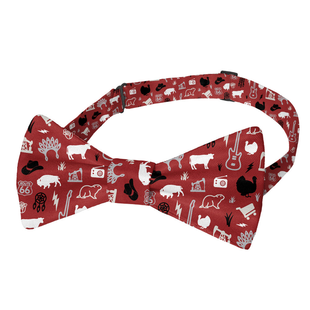 Oklahoma State Heritage Bow Tie - Pre-Tied Bow Tie - Knotty Tie Co.