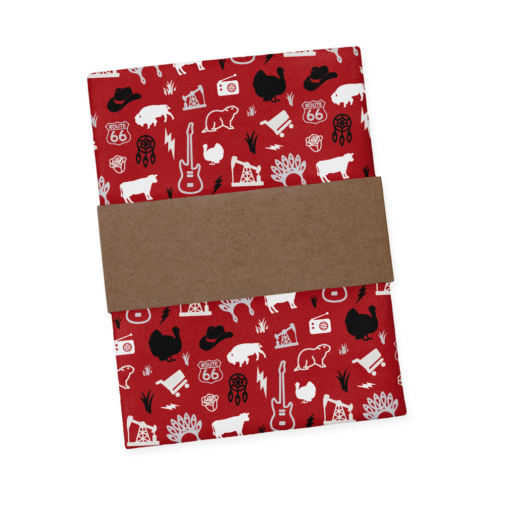 Oklahoma State Heritage Pocket Square - Packaging - Knotty Tie Co.