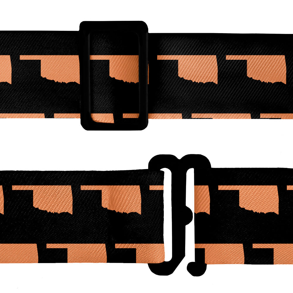 Oklahoma State Outline Bow Tie - Bow Tie Hardware - Knotty Tie Co.