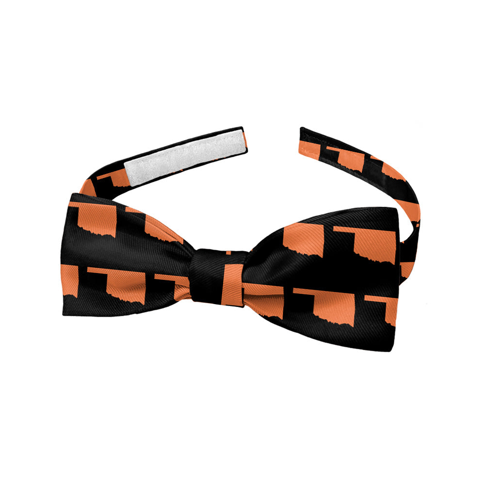 Oklahoma State Outline Bow Tie - Baby Bow Tie - Knotty Tie Co.
