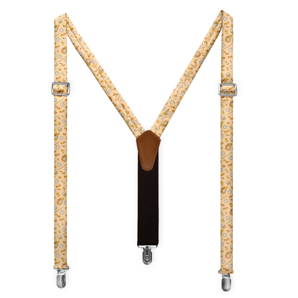 Old Fashioned Suspenders - Full Front View - Knotty Tie Co.