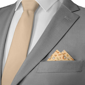 Old Fashioned Pocket Square - Matching Necktie - Knotty Tie Co.