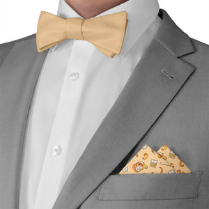 Old Fashioned Pocket Square - Matching Bow Tie - Knotty Tie Co.