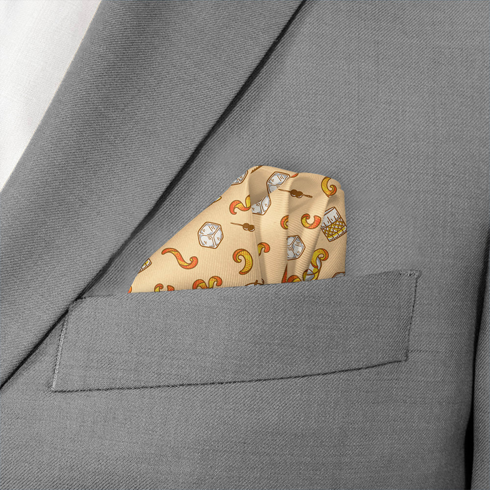 Old Fashioned Pocket Square - Wave Fold - Knotty Tie Co.