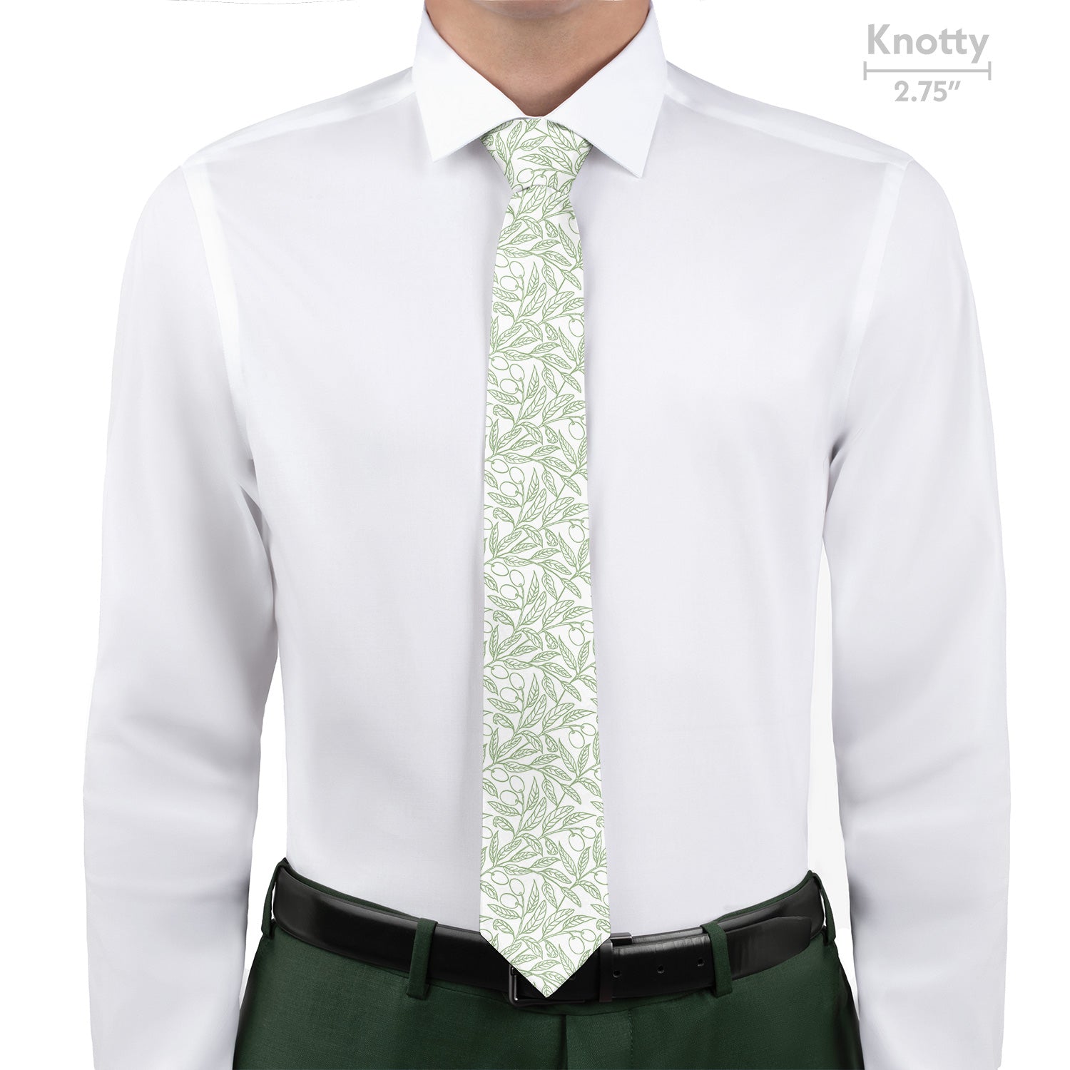 Olive Branch Necktie - Knotty - Knotty Tie Co.