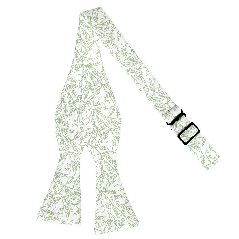Olive Branch Bow Tie - Self Tie Flat - Knotty Tie Co.