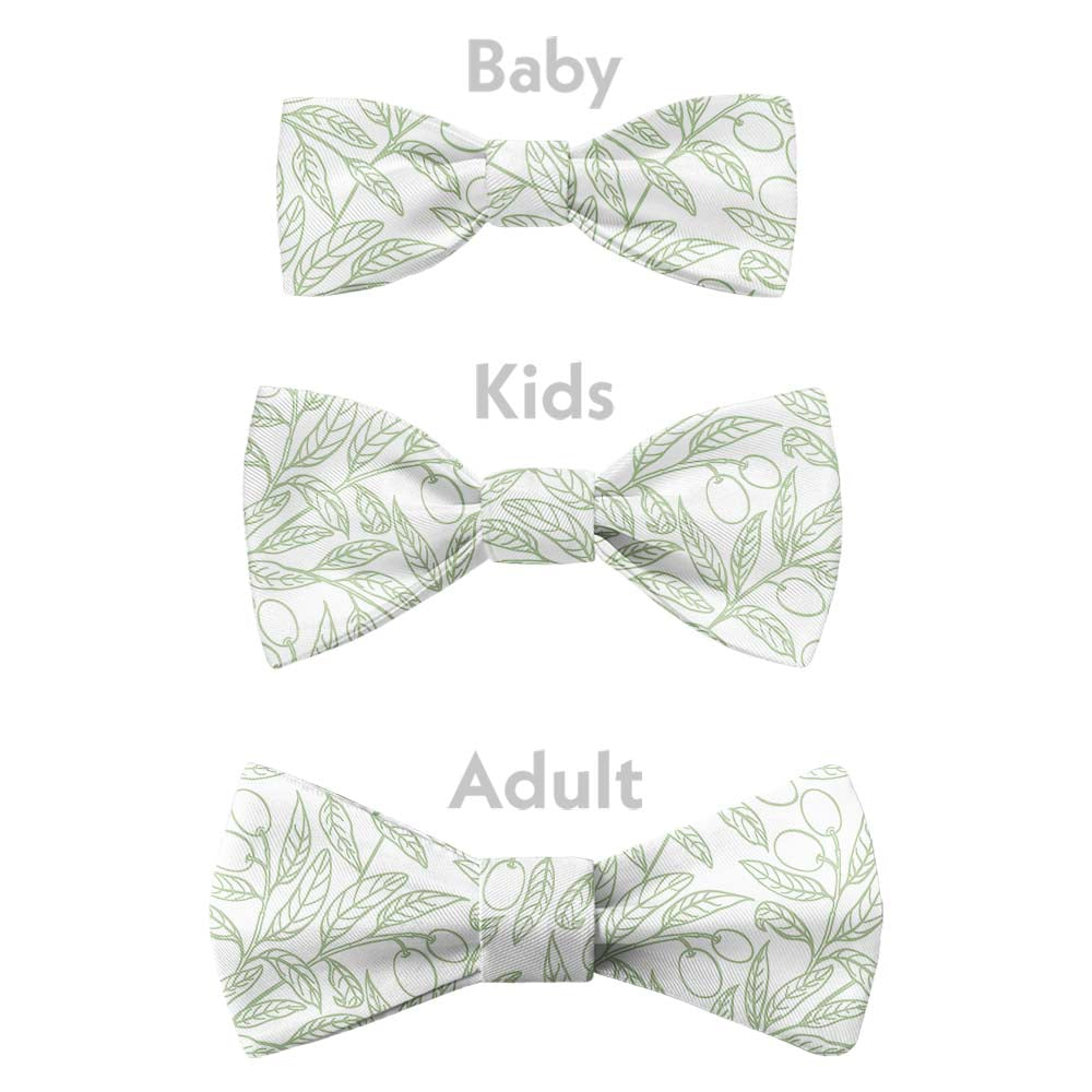 Olive Branch Bow Tie - Bow Sizes - Knotty Tie Co.