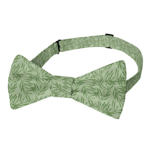 Olive Leaf Floral Bow Tie - Adult Pre-Tied 12-22" -  - Knotty Tie Co.