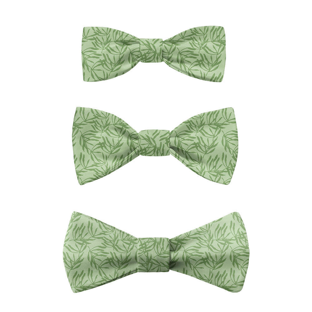 Olive Leaf Floral Bow Tie -  -  - Knotty Tie Co.