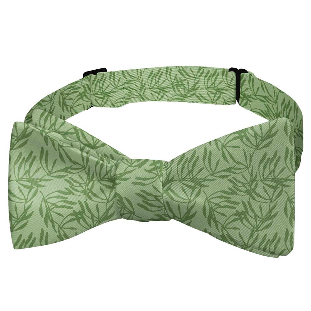 Olive Leaf Floral Bow Tie - Self Tie Bow Tie - Knotty Tie Co.