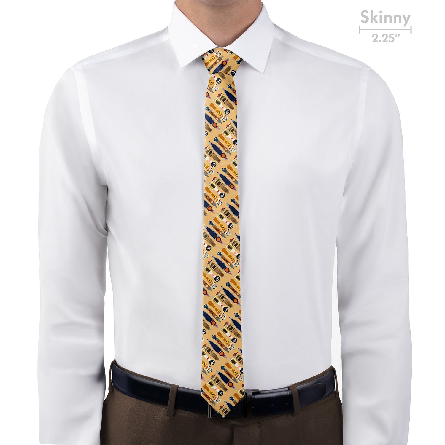 On Tap Beer Necktie - Skinny - Knotty Tie Co.