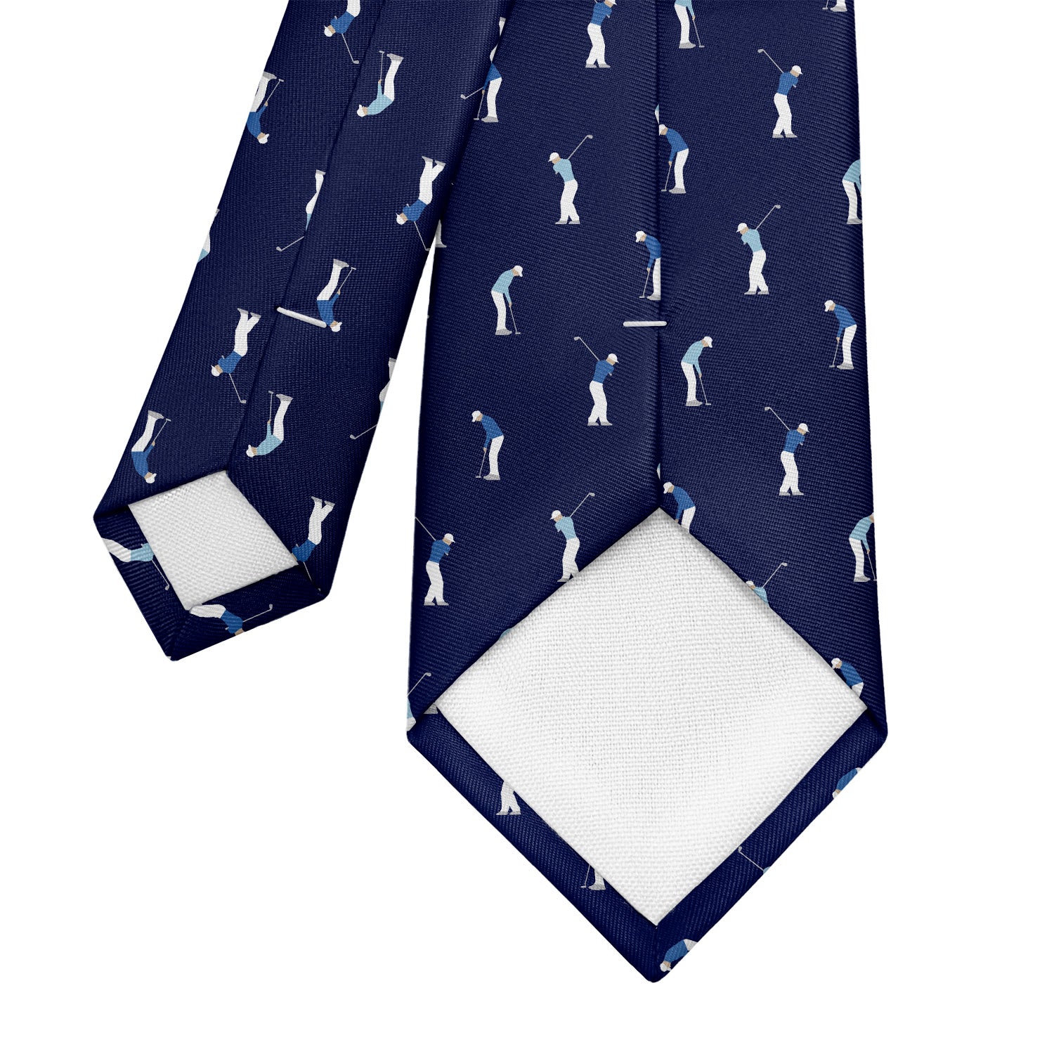 On The Green Golf Necktie - Tipping - Knotty Tie Co.