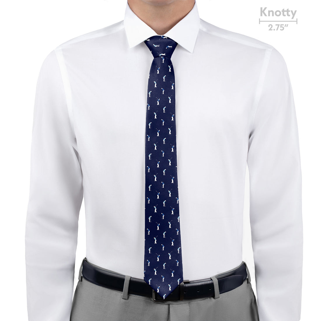 On The Green Golf Necktie - Knotty - Knotty Tie Co.