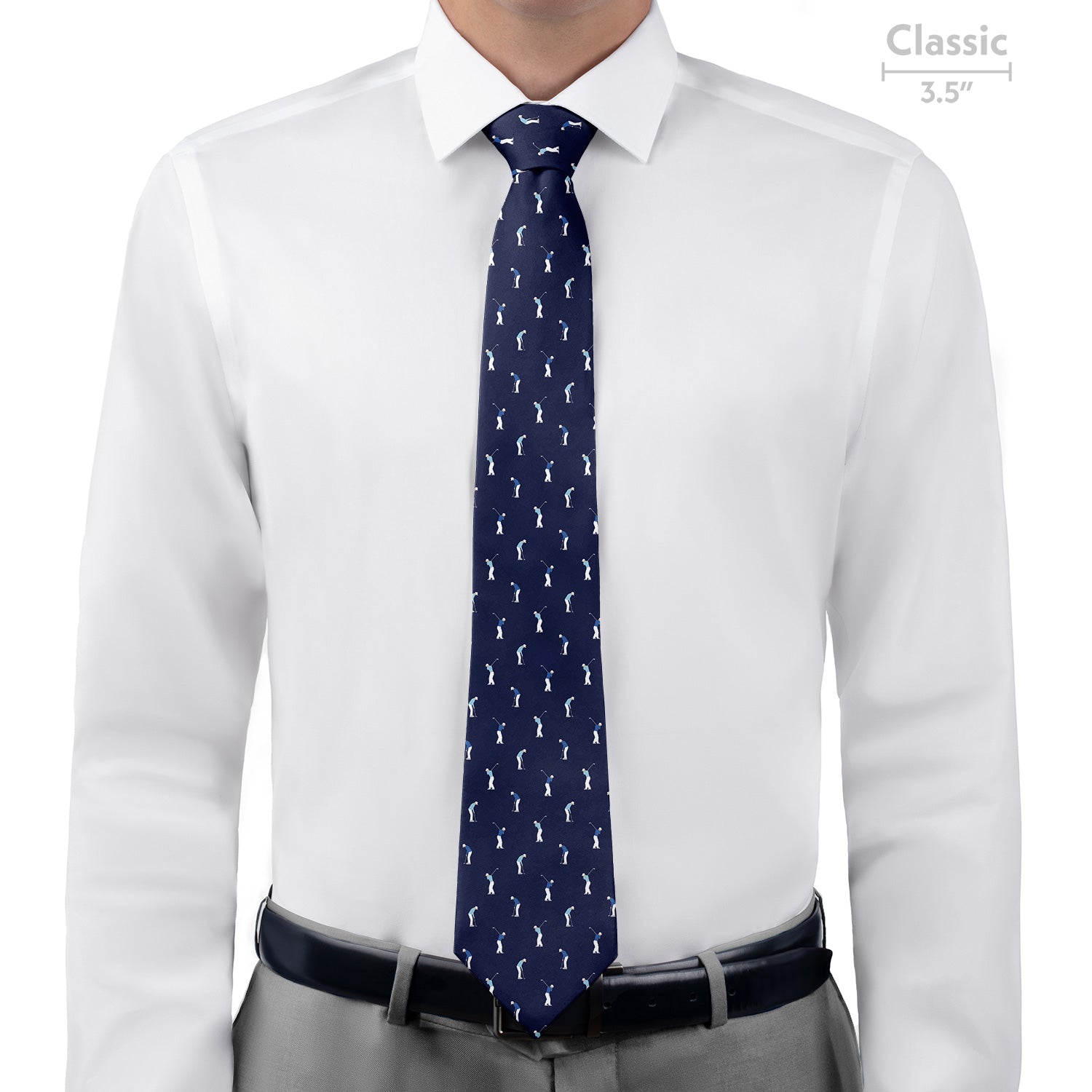 On The Green Golf Necktie - Classic  - Knotty Tie Co.
