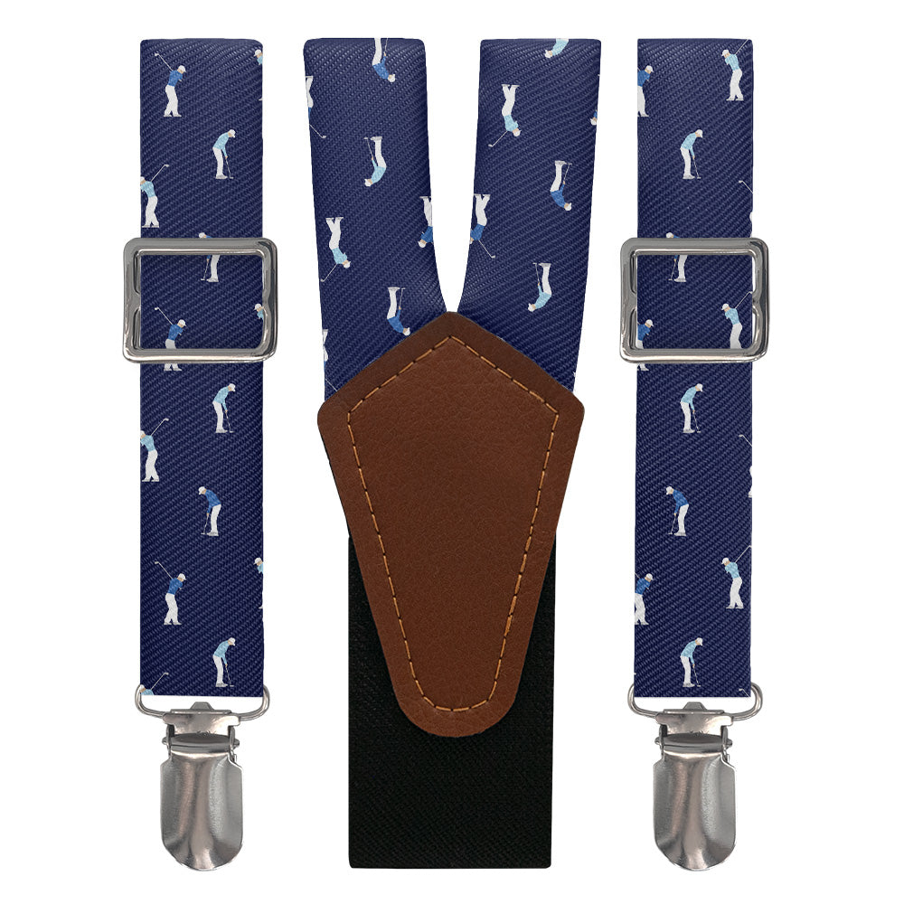 On The Green Golf Suspenders - Main View - Knotty Tie Co.